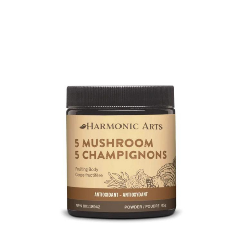 HARMONIC ARTS 5 MUSHROOM CONCENTRATED MUSHROOM POWDER