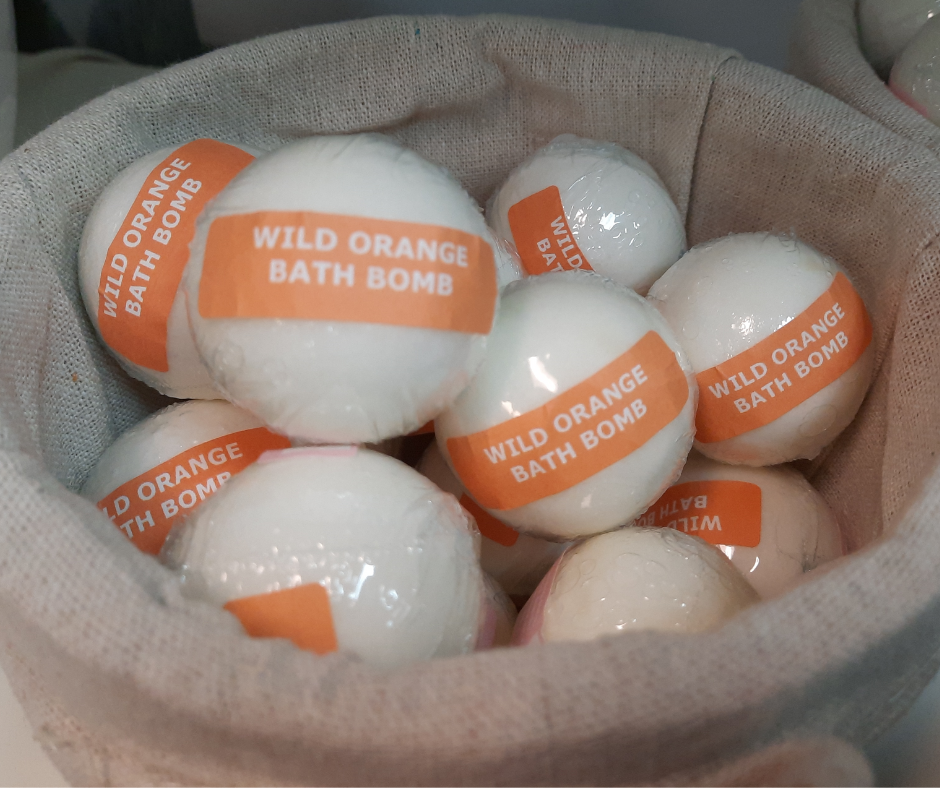 ALLEVIATE BATH PRODUCTS BATH BOMBS - WILD ORANGE