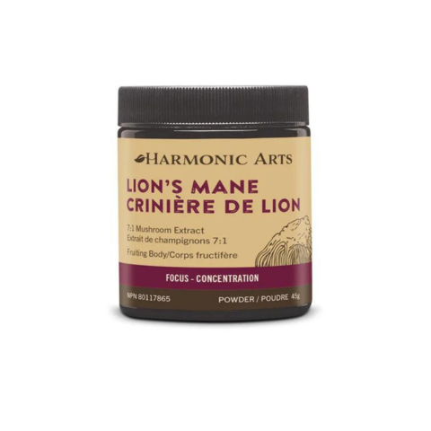 HARMONIC ARTS LION'S MANE CONCENTRATED MUSHROOM POWDER