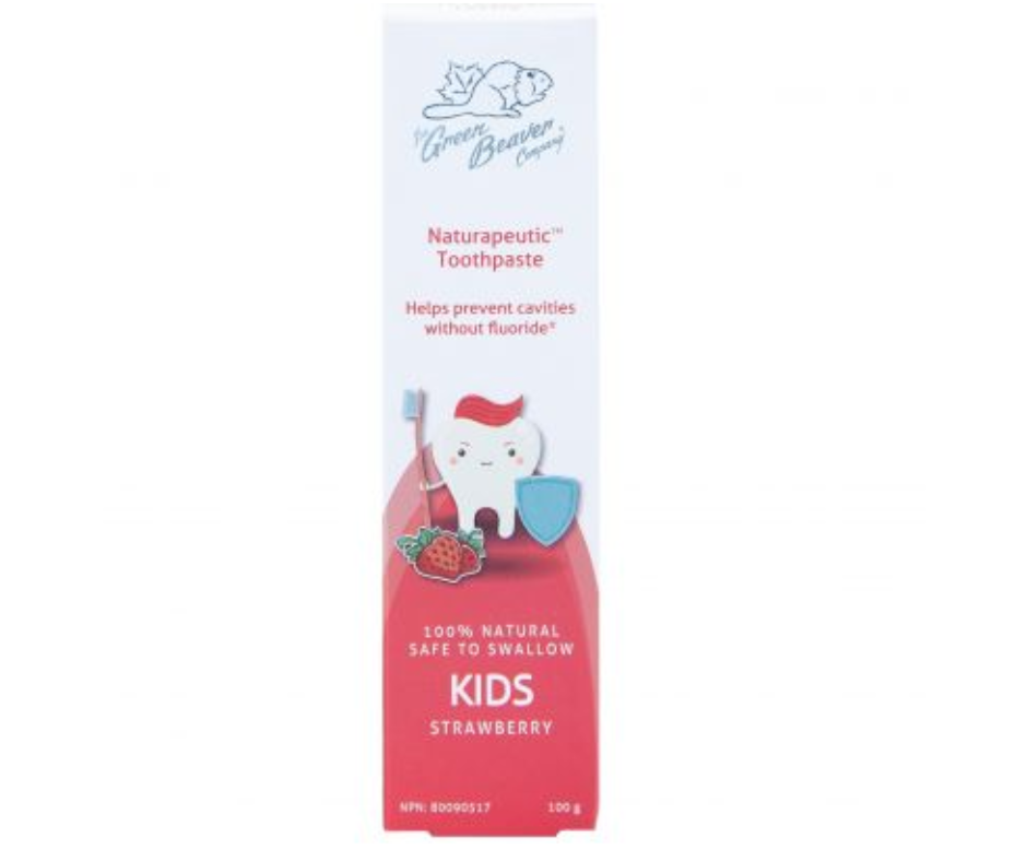 GREEN BEAVER NATURAPEUTIC KIDS STRAWBERRY TOOTHPASTE
