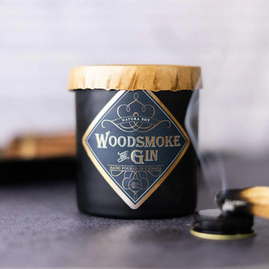NATURA SOYLIGHTS MAN CANDLE - WOODSMOKE & GIN