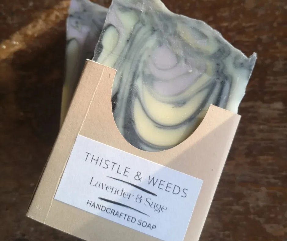THISTLE AND WEEDS SOAPS - LAVENDER & SAGE