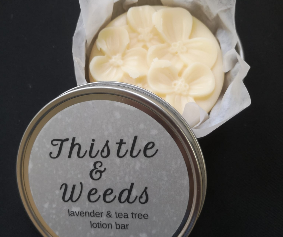 THISTLE & WEEDS LOTION BAR - TEA TREE