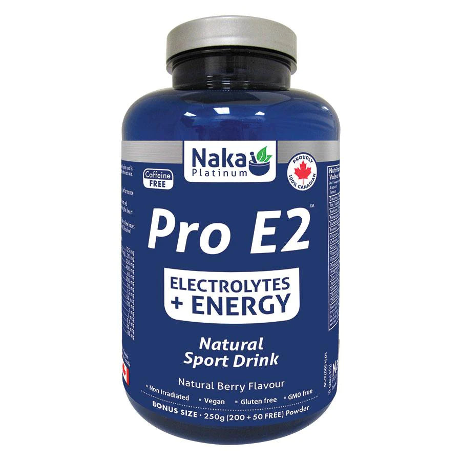 Naka PRO E2 Electrolytes + Energy Natural Sport Drink Berry Flavour