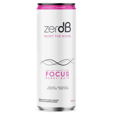 ZERO DB DRINKS - FOCUS (BERRY) SPARKLING WATER