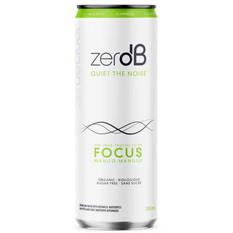 ZERO DB DRINKS - FOCUS (MANGO) SPARKLING WATER
