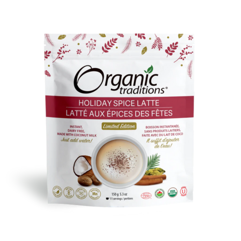 ORGANIC TRADITIONS HOLIDAY SPICE LATTE (LIMITED EDITION)