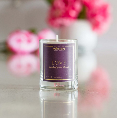 NATURA SOYLIGHTS AROMATHERAPY JAR  - LOVE